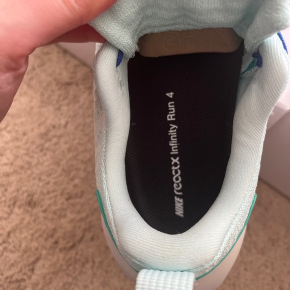 NWT Nike ReactX Infinity Run 4 size 7.5 - Picture 7 of 9